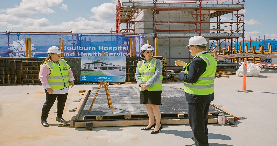 Goulburn Hospital Redevelopment reaches highest point